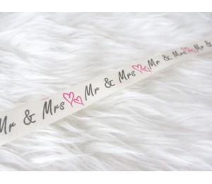 MR. & MRS. vintage Band 20mm